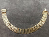 9ct Yellow Gold Elegant Vintage 6 Bar Bracelet  16.21G - 7"
