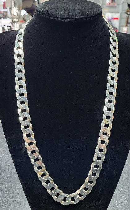 925 - Silver curb chain - 149.66g - 28