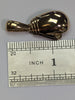 9ct Solid Gold Boxing Gloves Pendant