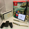 NINTENDO SWITCH OLED TEARS OF KINGDOM EDITION, 64GB, BLACK CONTROLLER & WHITE MOTIONCONS, BOXED