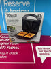 TOWER STAINLESS STEEL SANDWICH TOASTER BOXED