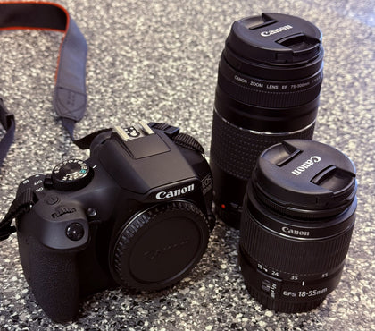 Canon 1300d Camera Set (Incs 2 lenses)