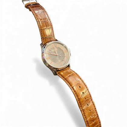 BOSS Hugo Boss Gents Leather Strap Watch