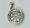 9ct White Gold Diamond Pendant