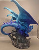 Blue Dragon On Gem Stone *collection only*