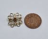 9ct Gold Brooch with red stone