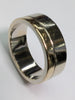 14CT WHITE/YELLOW DUAL GOLD RING PRESTON STORE
