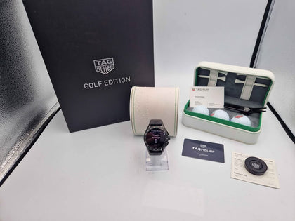 **DEAL** TAG Heuer Connected Calibre E3 Golf Edition Smartwatch - Rubber Strap - Boxed With All Papers & Accessories