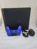 Sony PlayStation 4 Slim 500GB Console - Black - Blue Controller