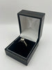 375 9CT, WHITE GOLD, RING SIZE O/7, 2.3G, Boxed