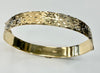 9ct yellow gold hinged bracelet