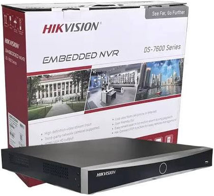 Hikvision Original NVR AcuSense 4K 8 Channel Video Recorder For IP Camera System Protection PoE NVR