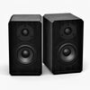 Roxel RBS300 Bookshelf Speaker Set 150W - Black Wood Effect - 2 x 75W Speakers