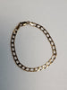 9CT Yellow Gold Cuban Link Bracelet - 6.3G - 9.5" - Hallmarked
