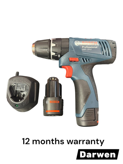 Bosch Professional Combi Drill Kit (2 x 2.0Ah) 12V GSB 120-LI