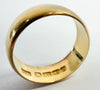 22ct yellow gold wedding ring band size K