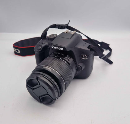 Canon EOS 2000D - 18-55mm III Lens - Black - Includes Charger *UNBOXED*