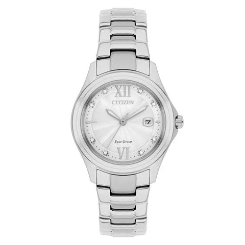 Citizen Eco-Drive Ladies' Silhouette Crystal Bracelet Watch