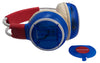 Next Base Car Series Kids Wireless Headphones, Blue/Red/White