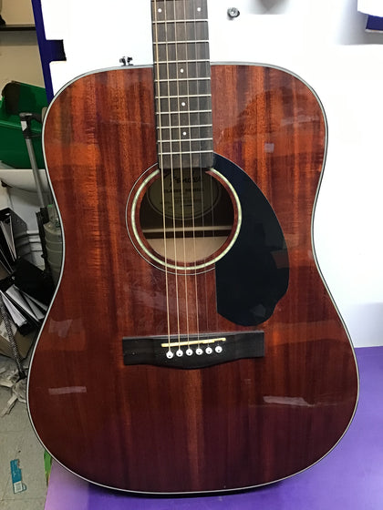 Fender CD-60SCE Electro-Acoustic Guitar - All Mahogany
