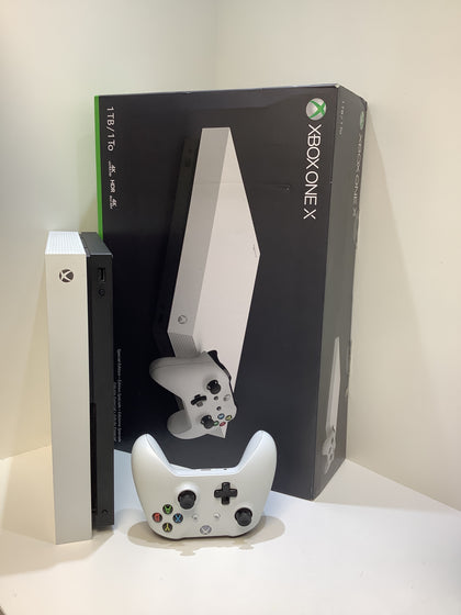 Xbox One X Console, 1TB, Robot White, Boxed