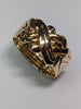 9CT GOLD PUZZLE RING SIZE Z+2