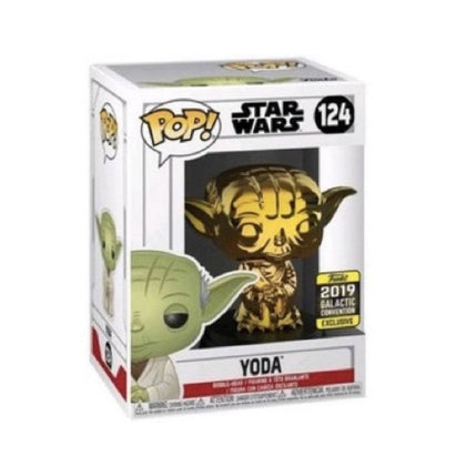 Star Wars Funko Chrome Yoda (2019 Galactic Convention).