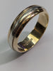 9ct Yellow/white Gold Wedding Band Ring