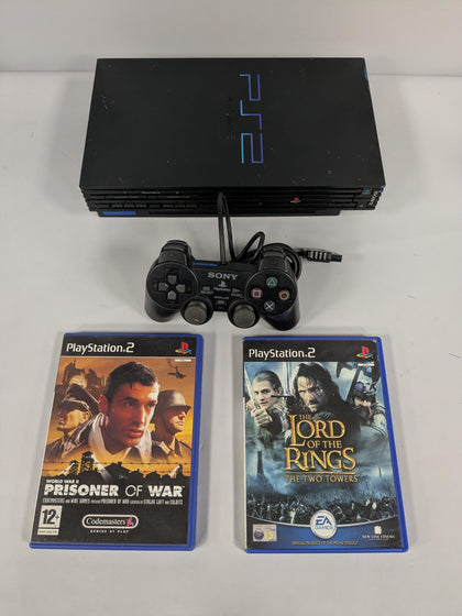 Playstation 2 Black Console Package