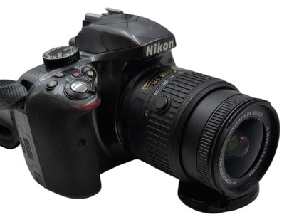 Nikon D3300 24.2-Megapixel DX-Format DSLR Camera with Lenes and Carry Case