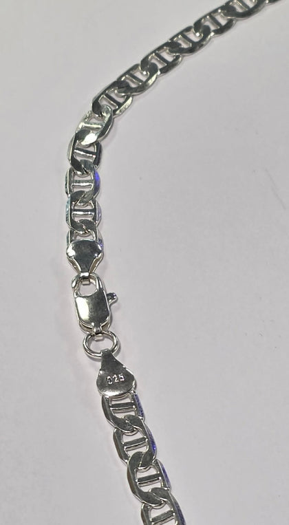 925 Silver Mariner 22” Chain