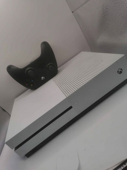 Microsoft Xbox One S Console, 1TB, White, Wired controller , Unboxed