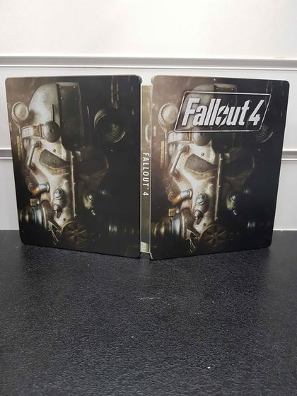 FALLOUT 4 PIPBOY EDITION (XBOX ONE)  PRE-OWNED INCLUDES WEARABLE PIP BOY GAUNTLET, STEELBOOK CASE WITH GAME DISC, COLLECTABLE POST CARDS  COLLECTABLE
