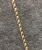 9ct Solid Yellow Gold Crucifix & Belcher Chain - 18"