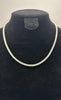 925 silver rope style chain 44.86g 16'' boxed