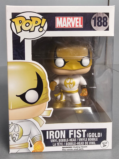 Funko - Marvel Comics-Iron Fist White & Gold  188#