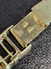 14ct Yellow Gold Textured Rectangular Link Bracelet - 8" - 15.41g