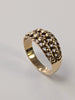 9ct Gold Dot Ring Size N 1/2