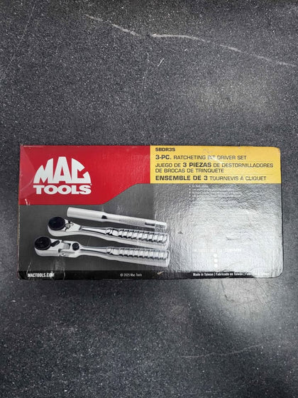 Mac 3pc Ratcheting Bit Driver Set