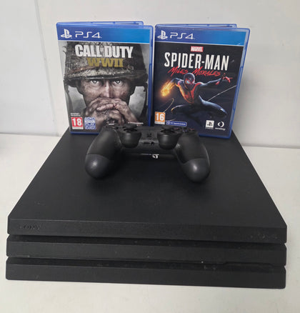 Sony PlayStation 4 Pro 1TB Console & 2 Games