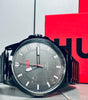 HUGO #FIRST Men's Black IP Bracelet Watch