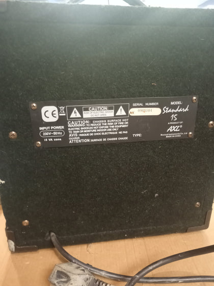 Johnson Est 1993 Warrior Standard 15b Amp Practise Amplifier (leather)