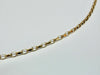 24" 9ct yellow gold belcher chain with pendant