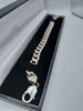 925 STERLING SILVER Curbed bracelete - 31grams