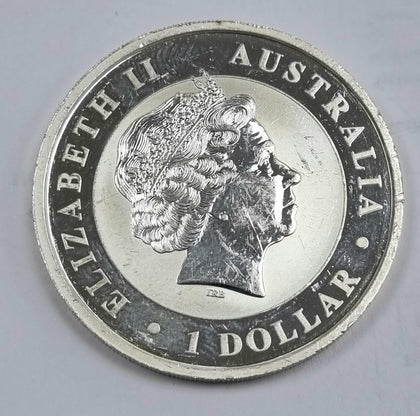 Coin Fine 999 Silver Australian Kookaburra 2017 $1 1oz
