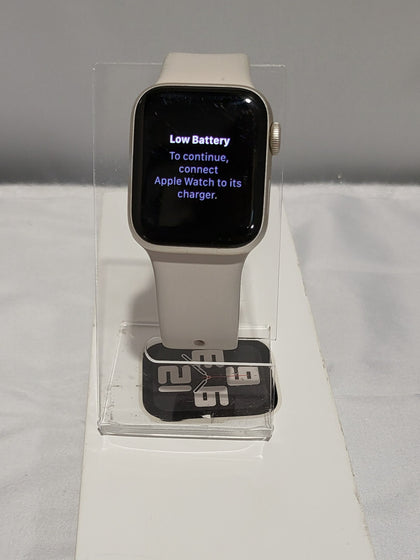 Watch SE 2nd Gen Cellular, Starlight Aluminium, 40mm with S/M Star Sports Band