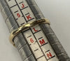 9CT YELLOW GOLD CLUSTER RING SIZE K 1/2