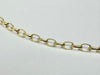 9ct yellow belcher chain 24"