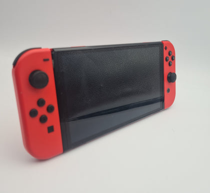 Nintendo switch OLED 64GB red gaming console with joy-cons, charger, Dock and cradle BOXED