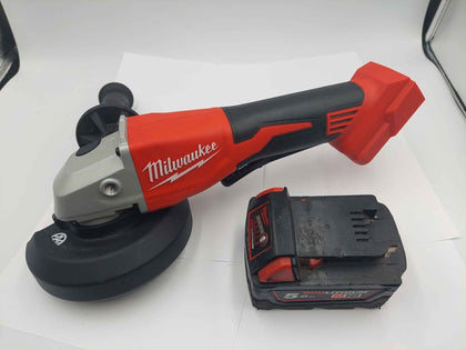 Milwaukee M18 BLSAG115XPD-0 18v Brushless 115mm Angle Grinder with BATTERY 5.0AH